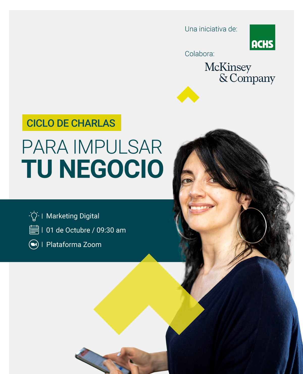 Evento Pyme ACHS McKinsey - Marketing Digital: ¿Qué es, por qué es importante y por dónde empezar?